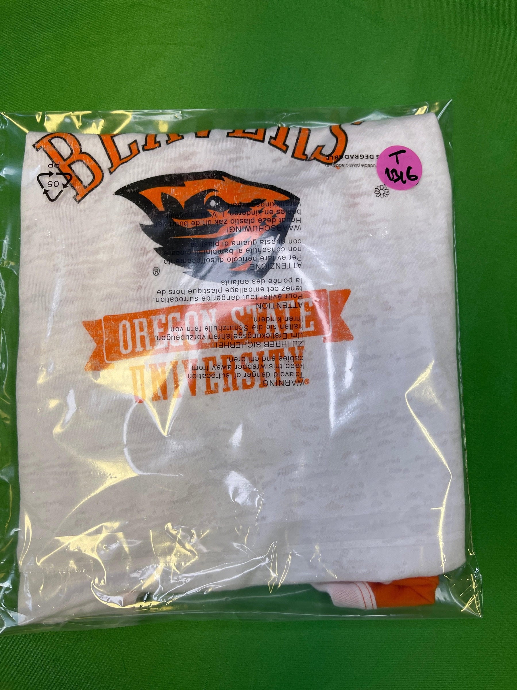 NCAA Oregon State Beavers Burnout Tissue T-Shirt Women's Medium NWT