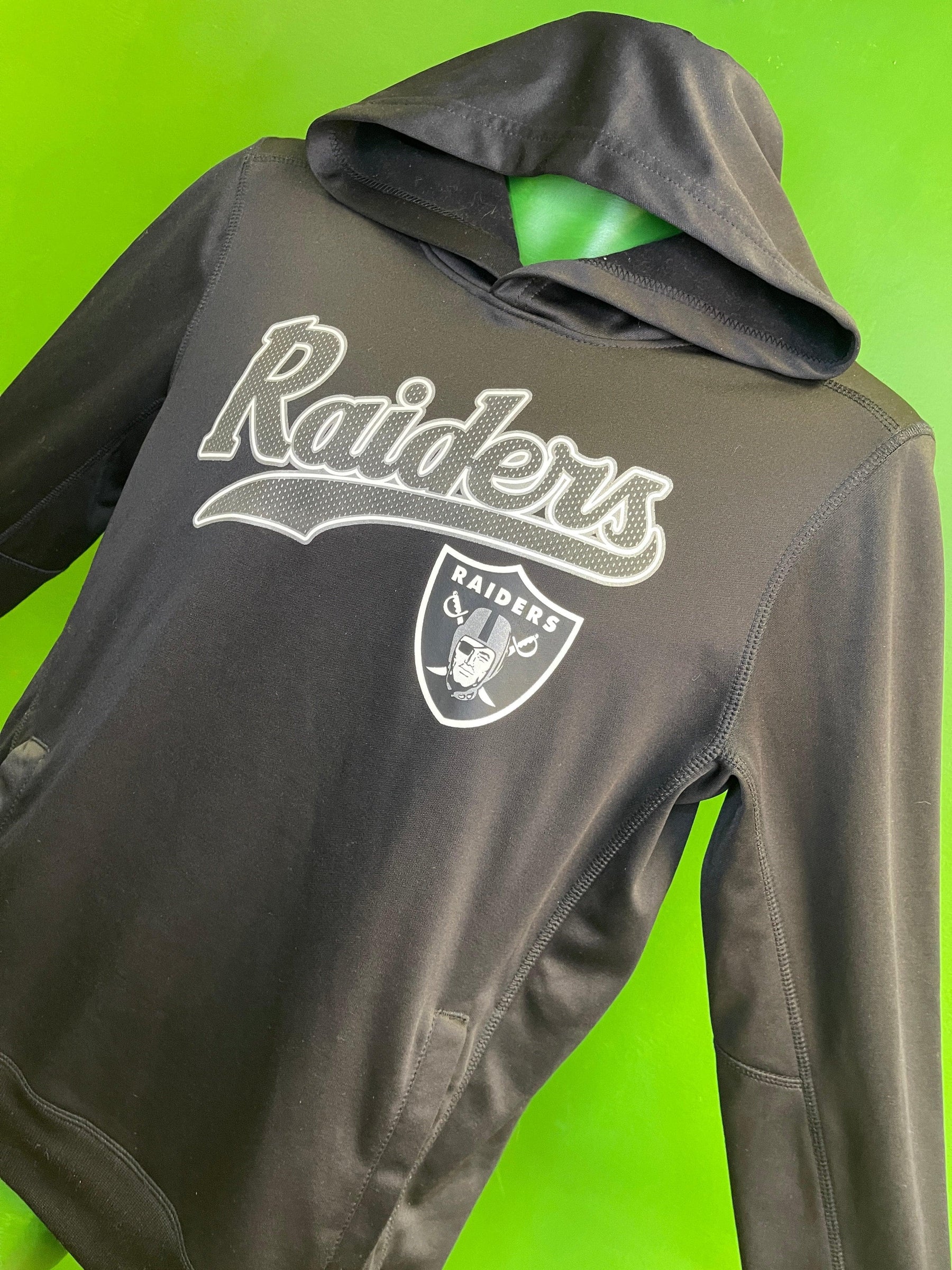 NFL Las Vegas Raiders Pullover Hoodie Youth Large 14-16