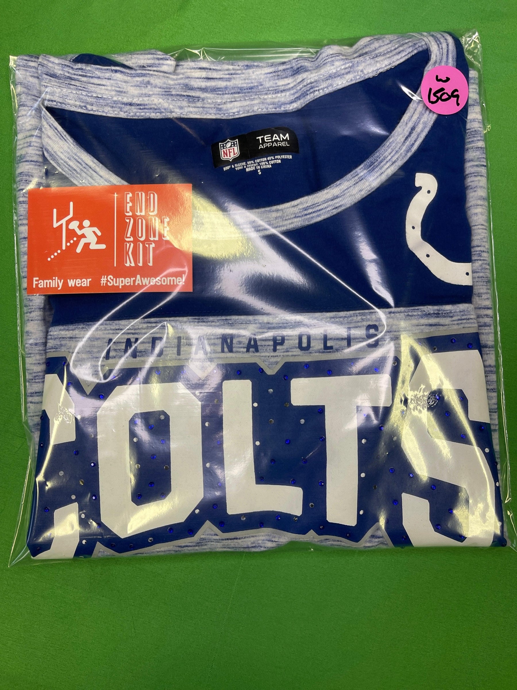 NFL Indianapolis Colts Space Dye T-Shirt Women's Small