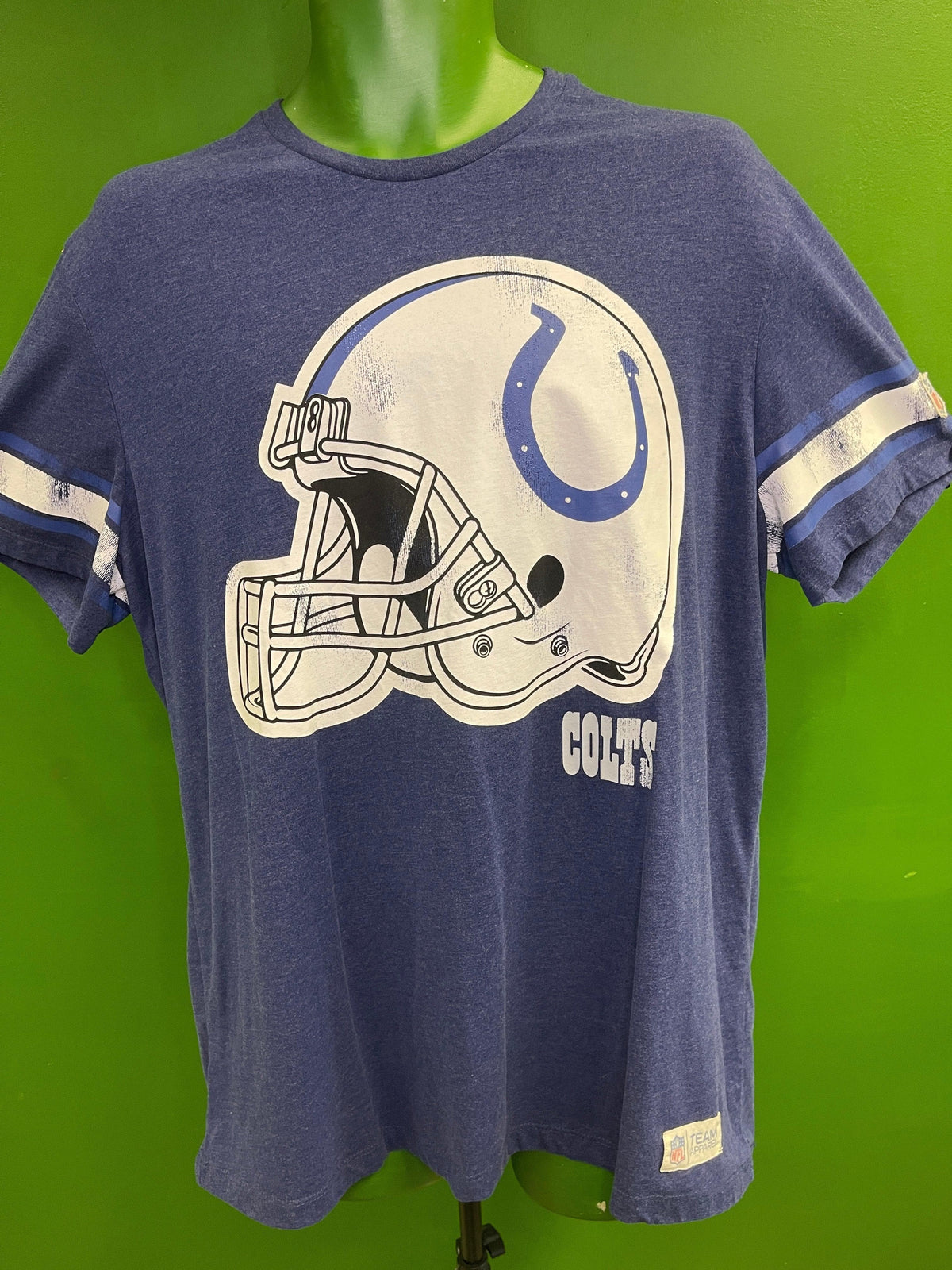 NFL Indianapolis Colts Logo Weathered T-Shirt Men's XL 45-47"