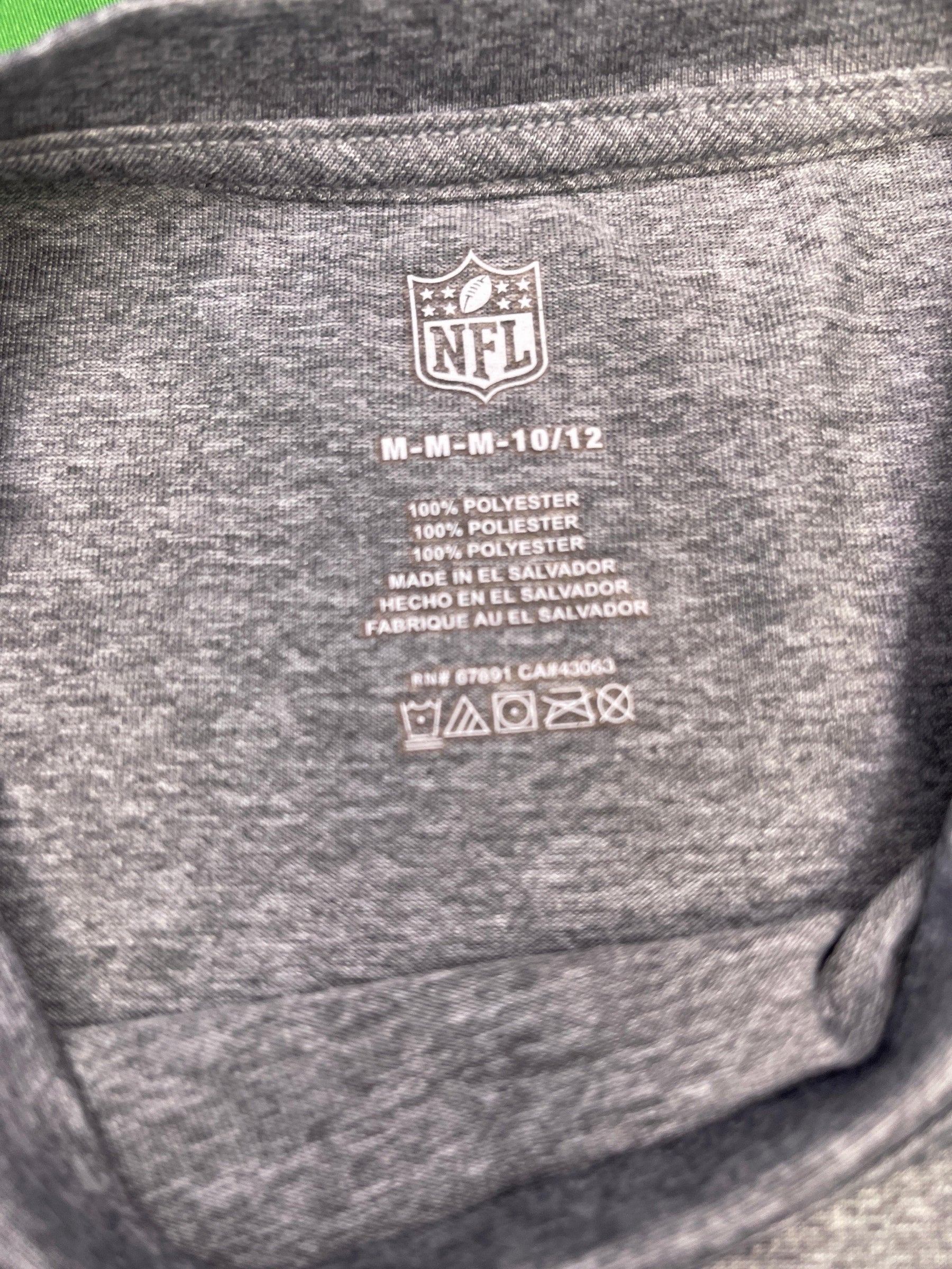NFL Tennessee Titans Heathered Grey T-Shirt Youth Medium 10-12