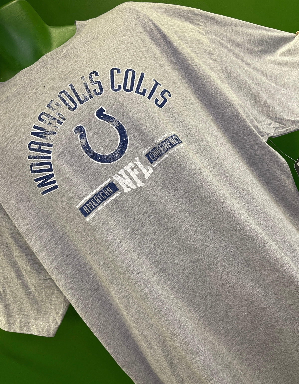 NFL Indianapolis Colts Heathered Grey Stadium T-Shirt Men's 2X-BIG NWT