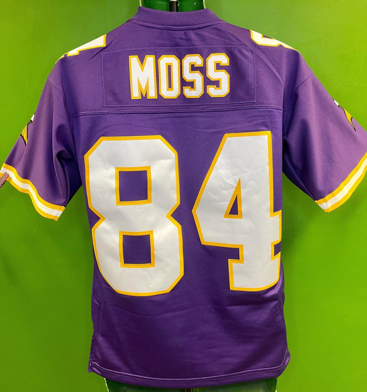 NFL Minnesota Vikings Randy Moss #84 Mitchell & Ness Throwback Jersey Men's Small NWT