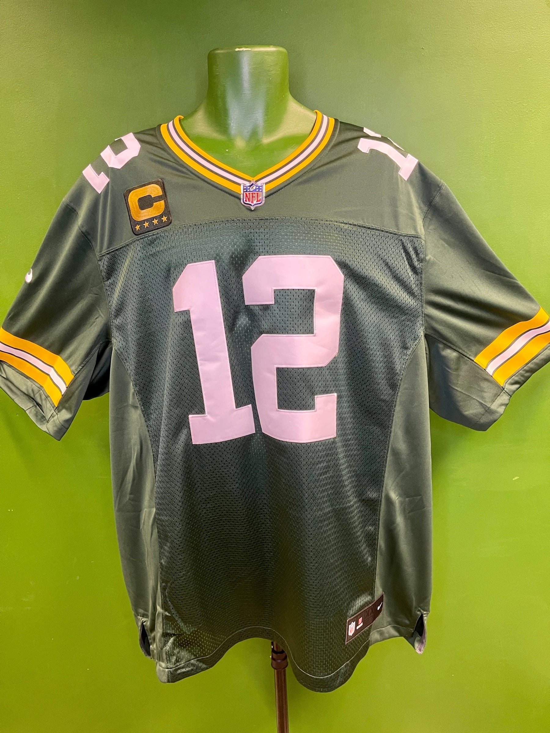 NFL Green Bay Packers Aaron Rodgers #12  Stitched Jersey Men's 2X-Large NWT