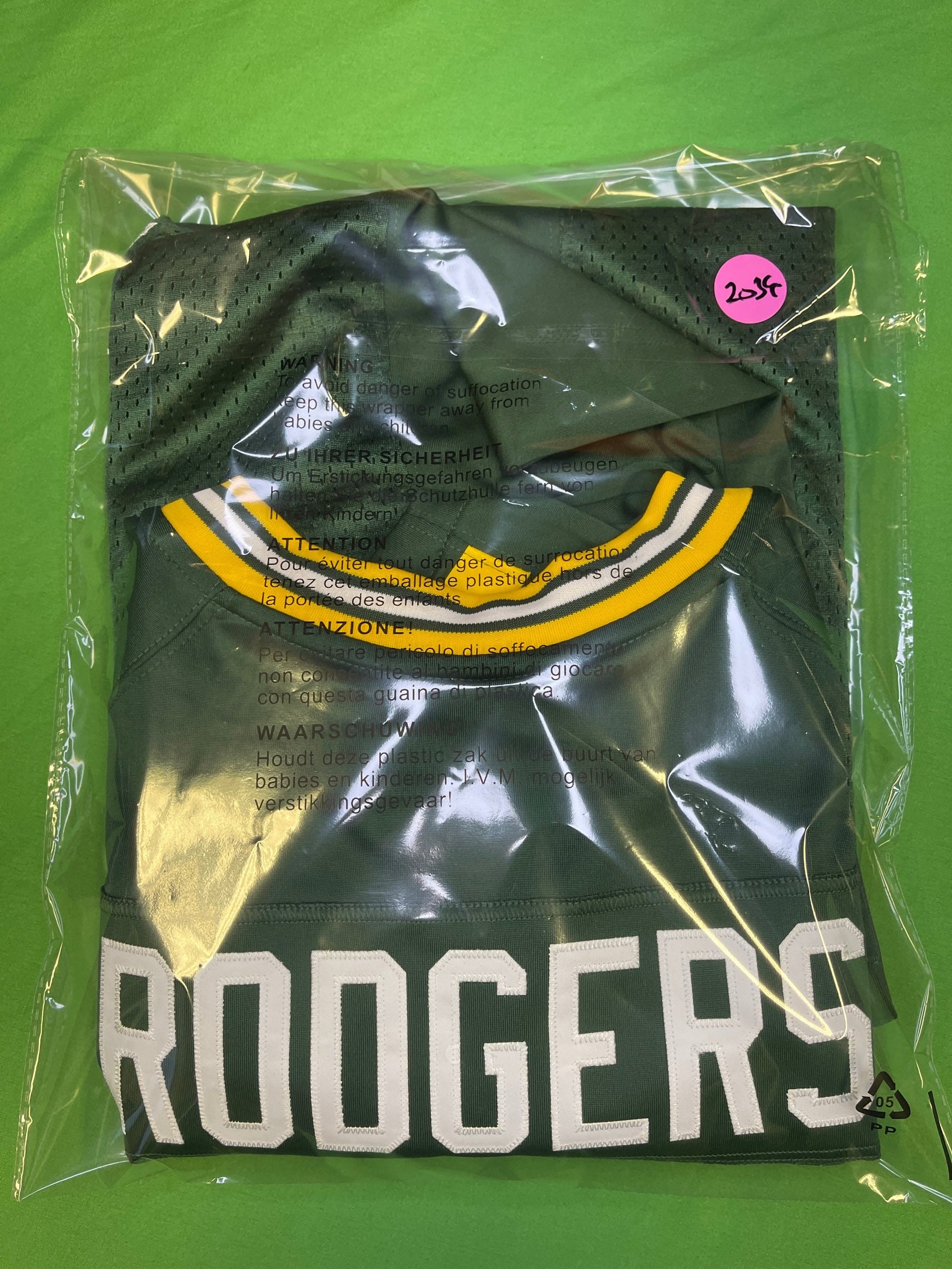 NFL Green Bay Packers Aaron Rodgers #12  Stitched Jersey Men's 2X-Large NWT