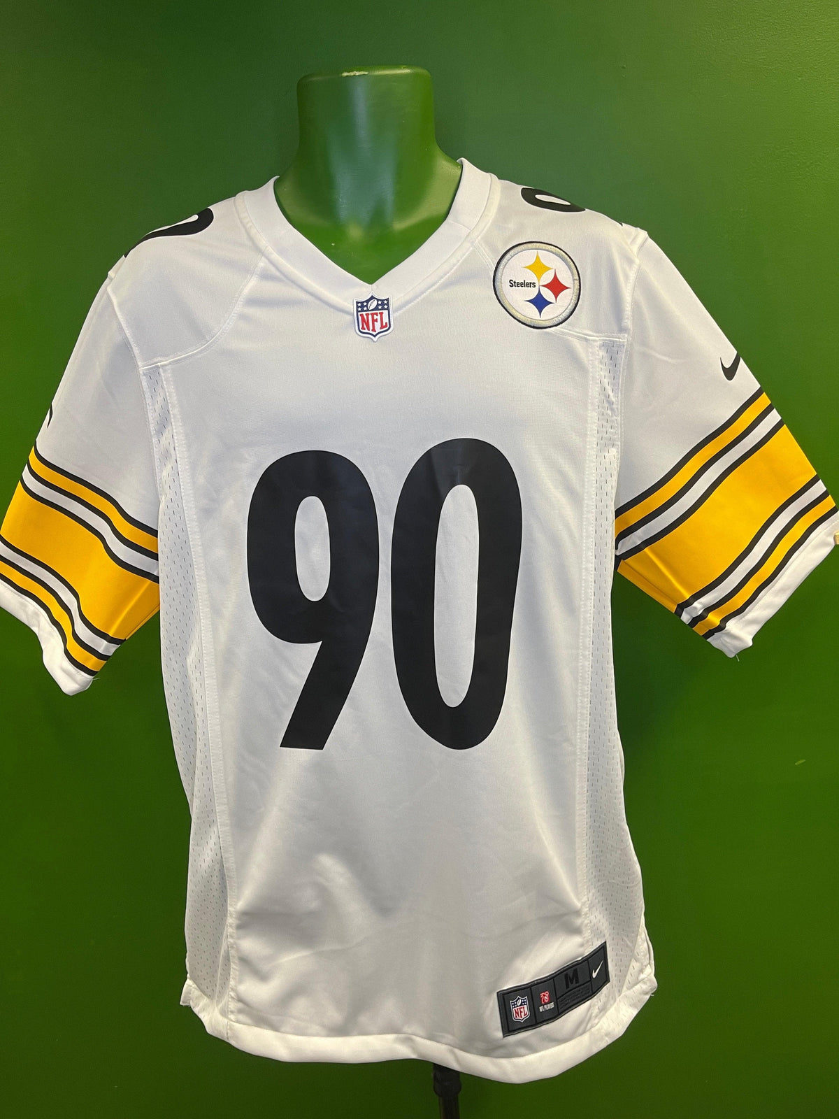 NFL Pittsburgh Steelers T J Watt #90 Game Jersey Men's Medium NWT