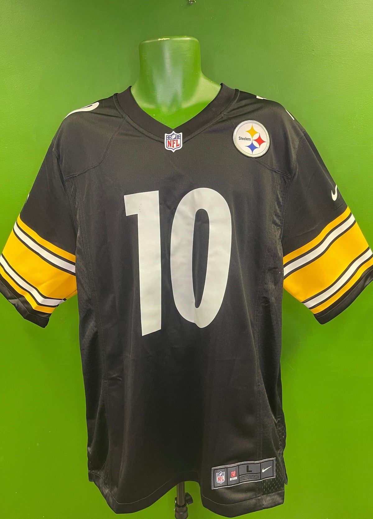 NFL Pittsburgh Steelers Mitch Trubisky #10 Game Jersey Men's Large NWT