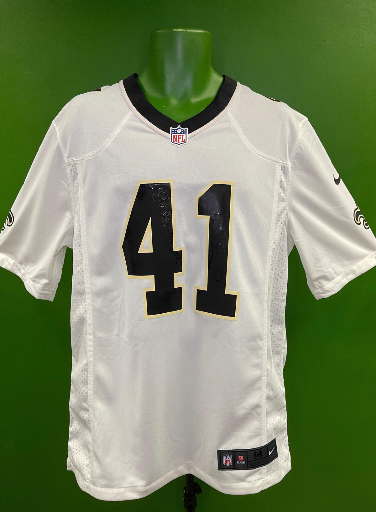 NFL New Orleans Saints Alvin Kamara #41 Game Jersey Men's Medium NWT