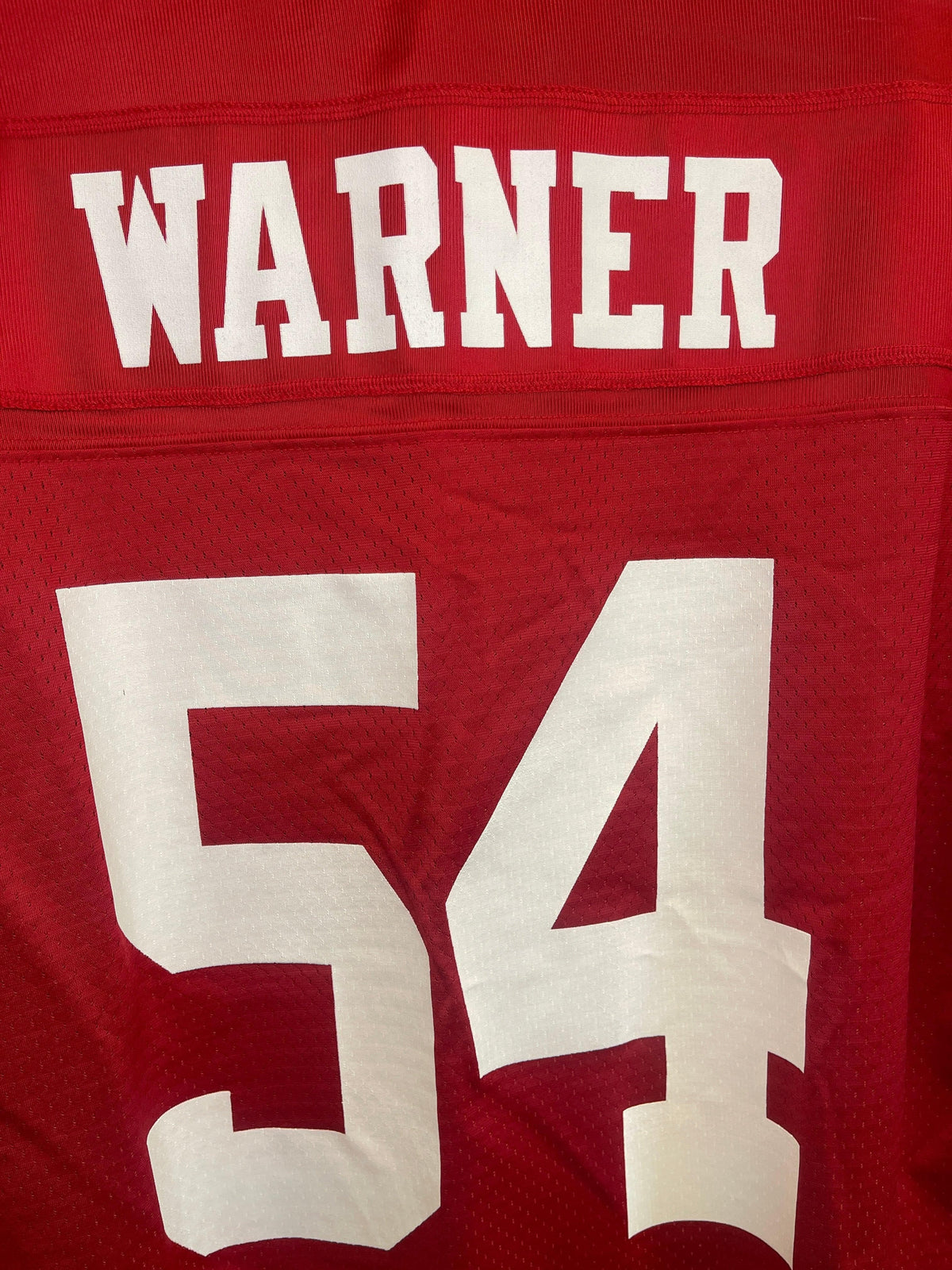 NFL San Francisco 49ers Fred Warner #54 Pro Line Jersey Men's X-Large NWT