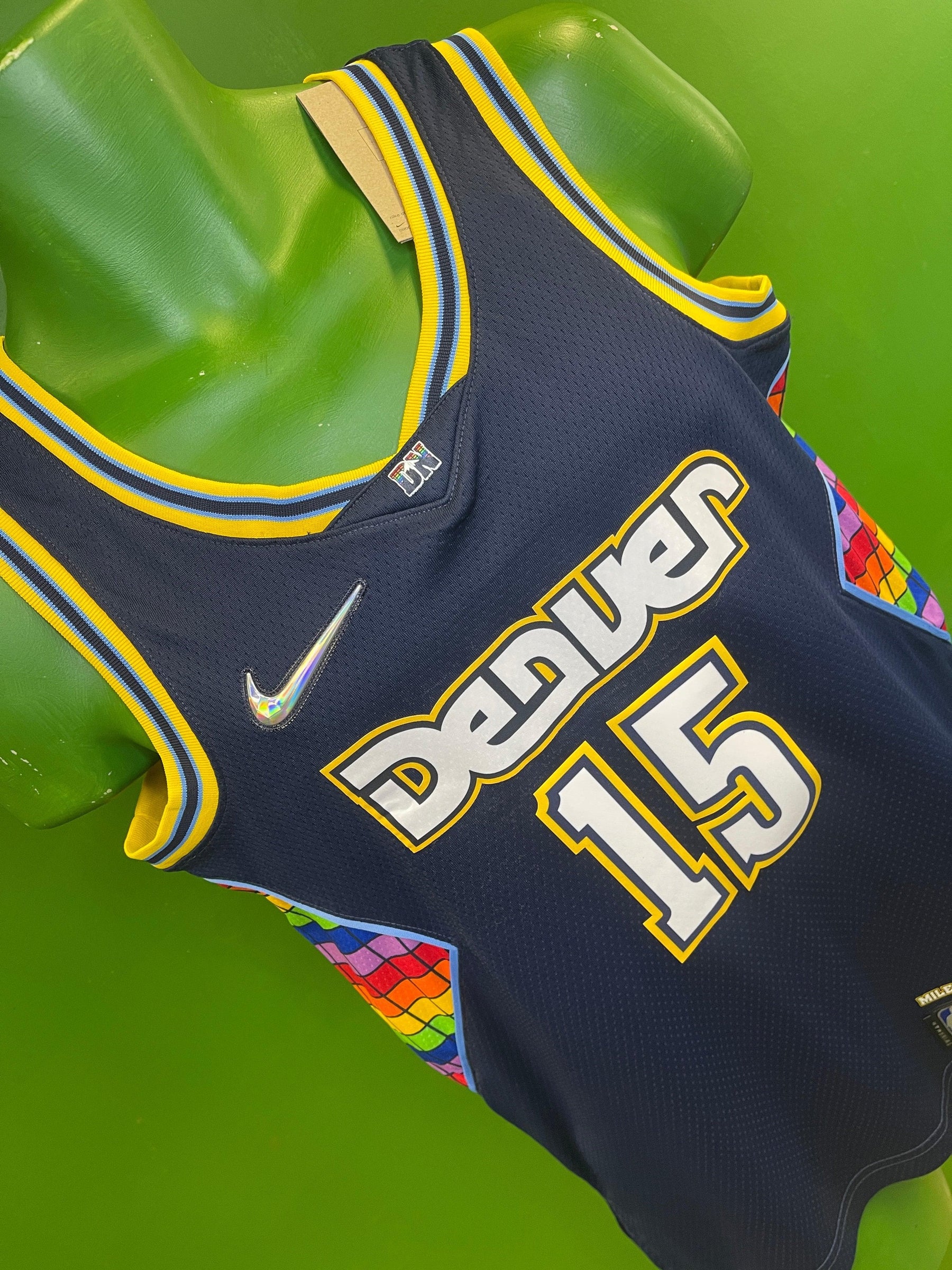 denver nuggets city edition authentic NBA jersey Jokic, Men's