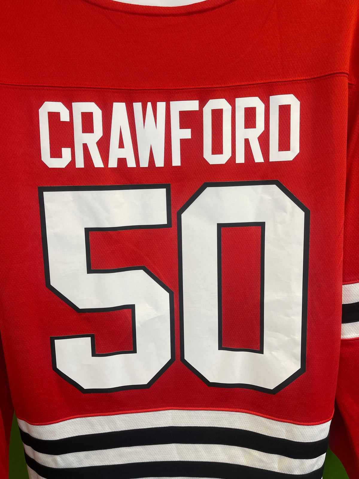 NHL Chicago Blackhawks Corey Crawford Fanatics Home Breakaway Jersey Men's Medium NWT