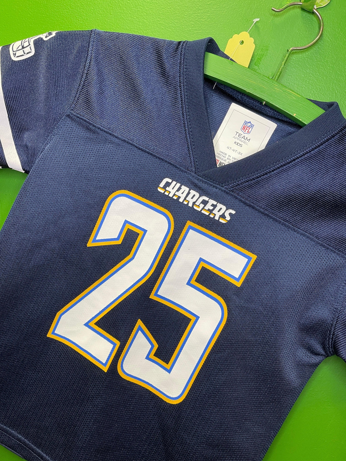 NFL Los Angeles Chargers Melvin Gordon #25 Jersey Toddler 4T