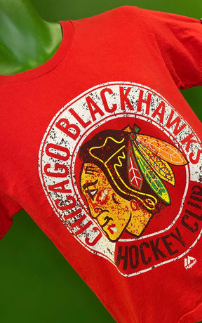 NHL Chicago Blackhawks Red T-Shirt Youth Large
