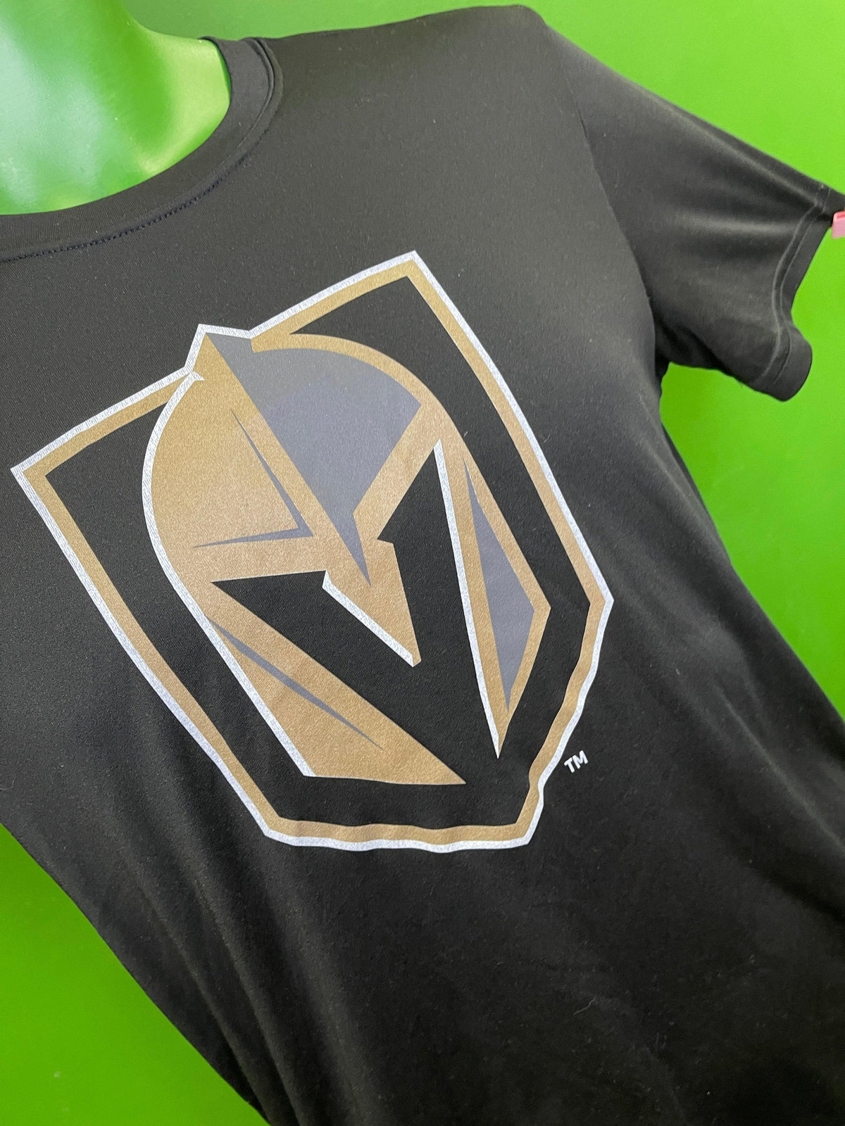 NHL Vegas Golden Knights Black Sports T-Shirt Youth Large