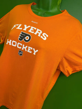 NHL Philadelphia Flyers Reebok Orange T-Shirt Women's Medium