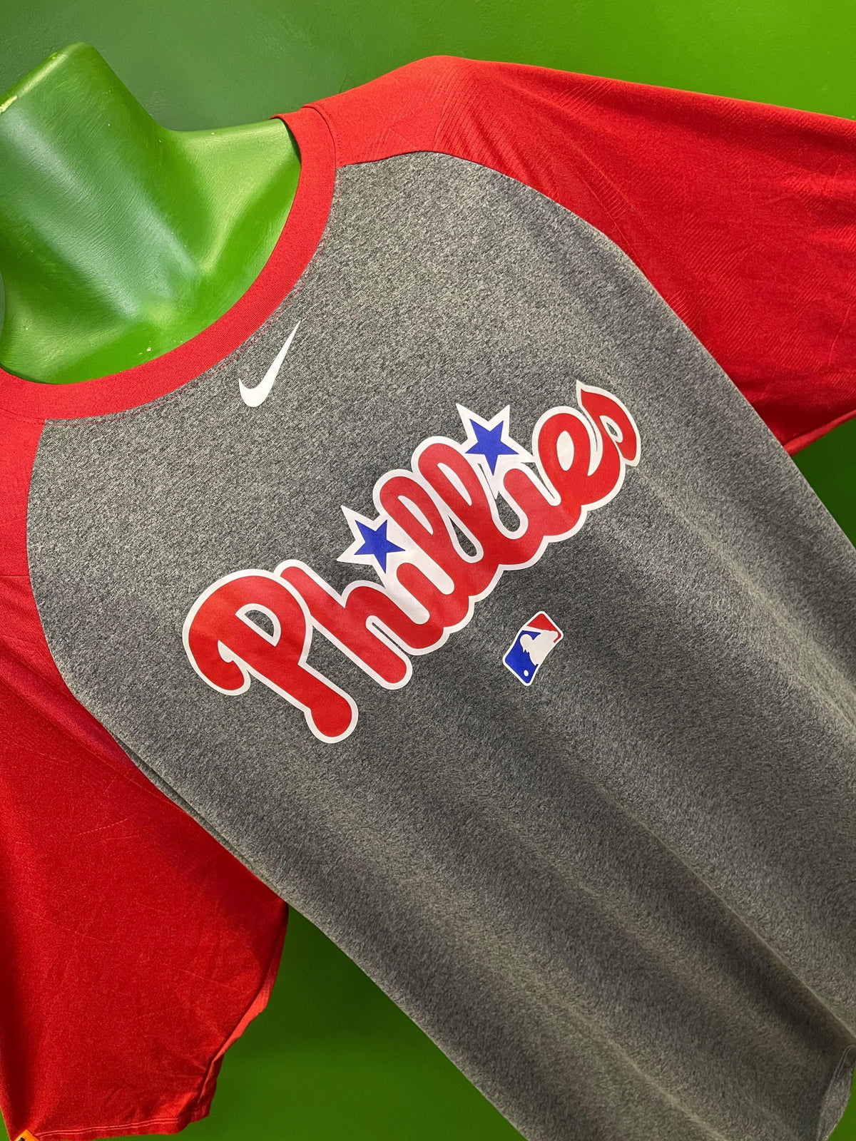 MLB Philadelphia Phillies Wicking Sports T-Shirt Men's 3XLarge