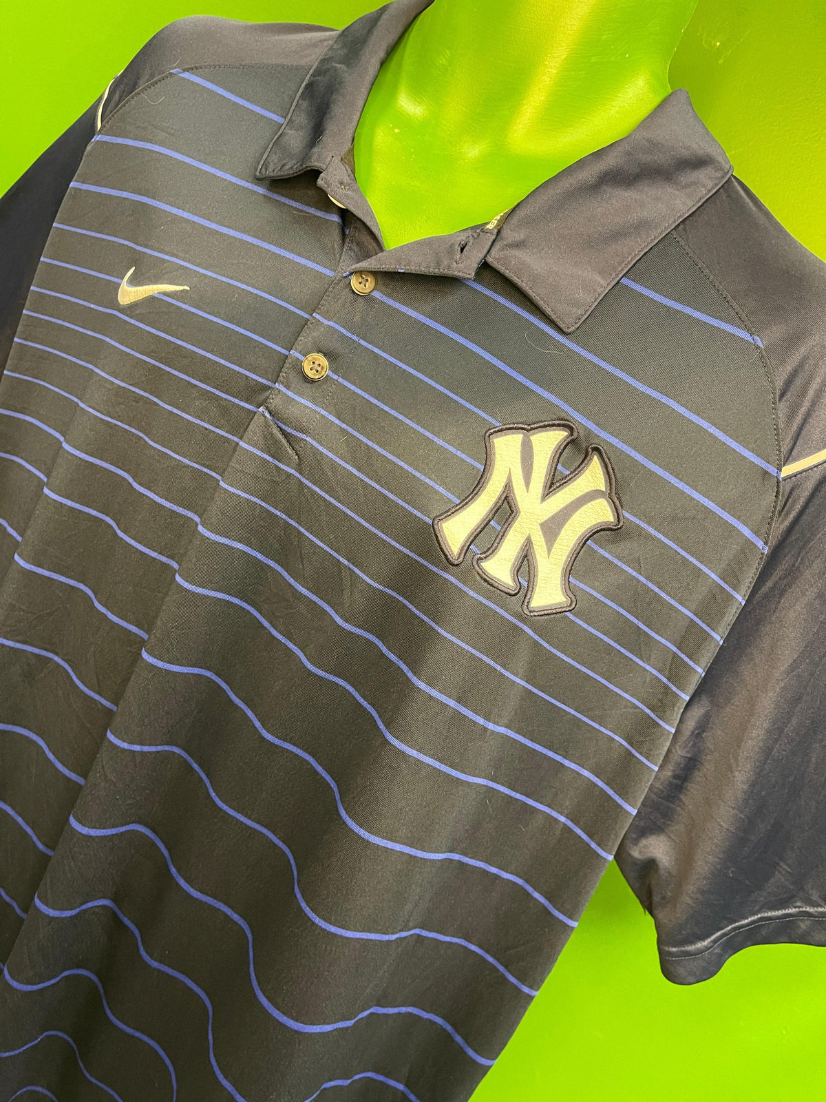 MLB New York Yankees Dri-Fit Sports Polo Shirt Men's 2X-Large