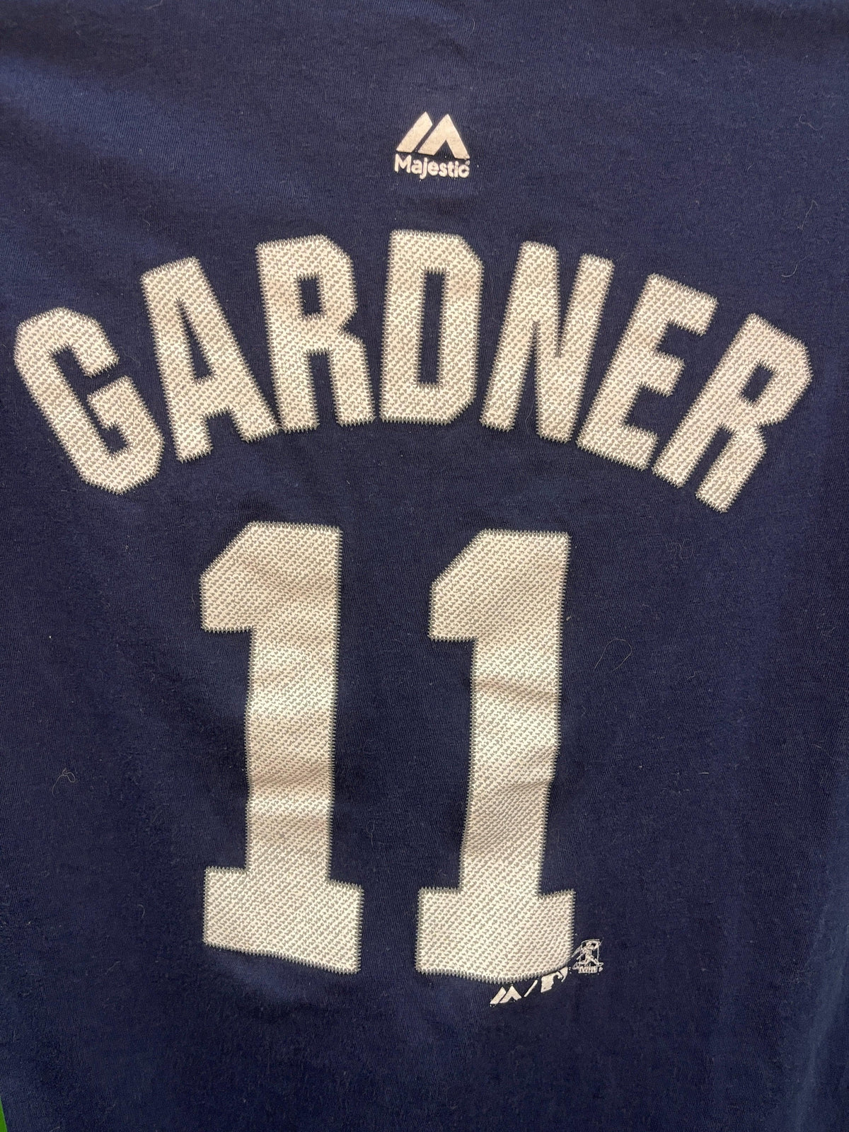 MLB New York Yankees Gardner #11 Dark Blue T-Shirt Youth Large 14-16
