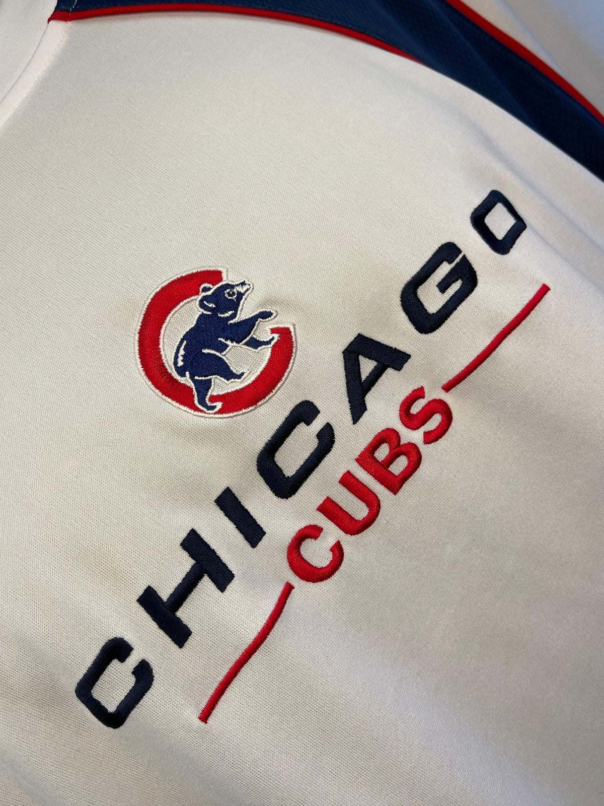 MLB Chicago Cubs White Sports T-Shirt Men's Large
