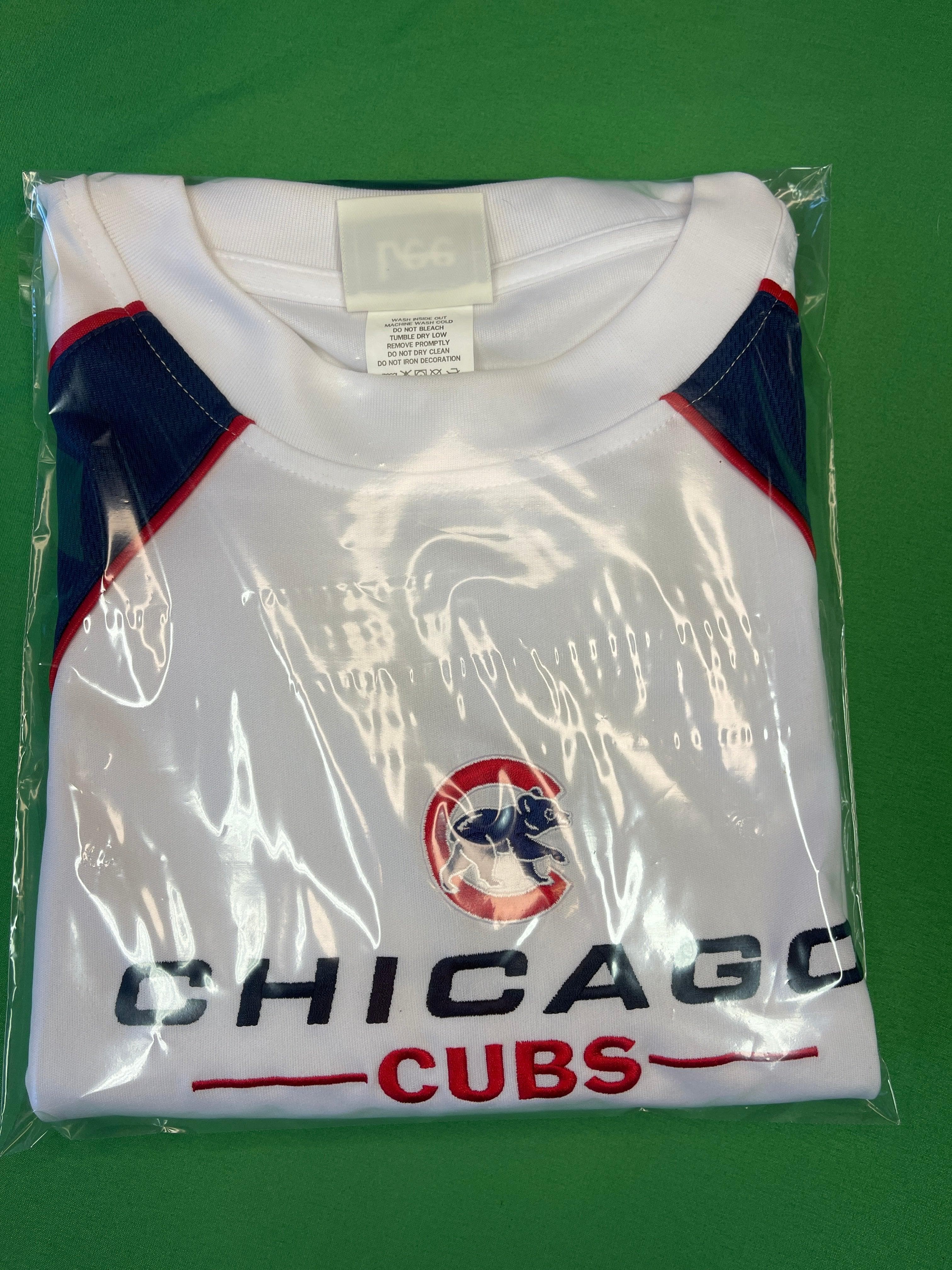 Youth Chicago Cubs Baseball Stripes Ringer Tee By Majestic