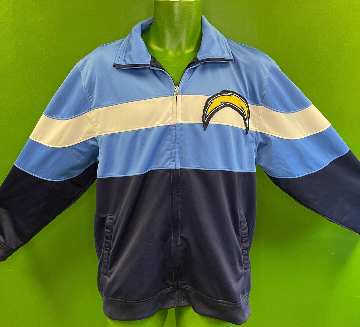 NFL Los Angeles Chargers Reebok Retro Track Jacket Youth X-Large 18-20