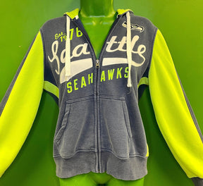 NFL Seattle Seahawks Retro Full-Zip Hoodie Women's Medium