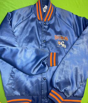 NFL Denver Broncos Chalk Line Vintage Satin Bomber Men's Medium