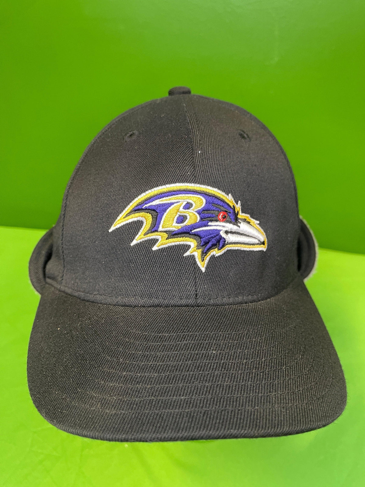 NFL Baltimore Ravens Reebok Winter Flannel-Lined Cap/Hat Large/X-Large