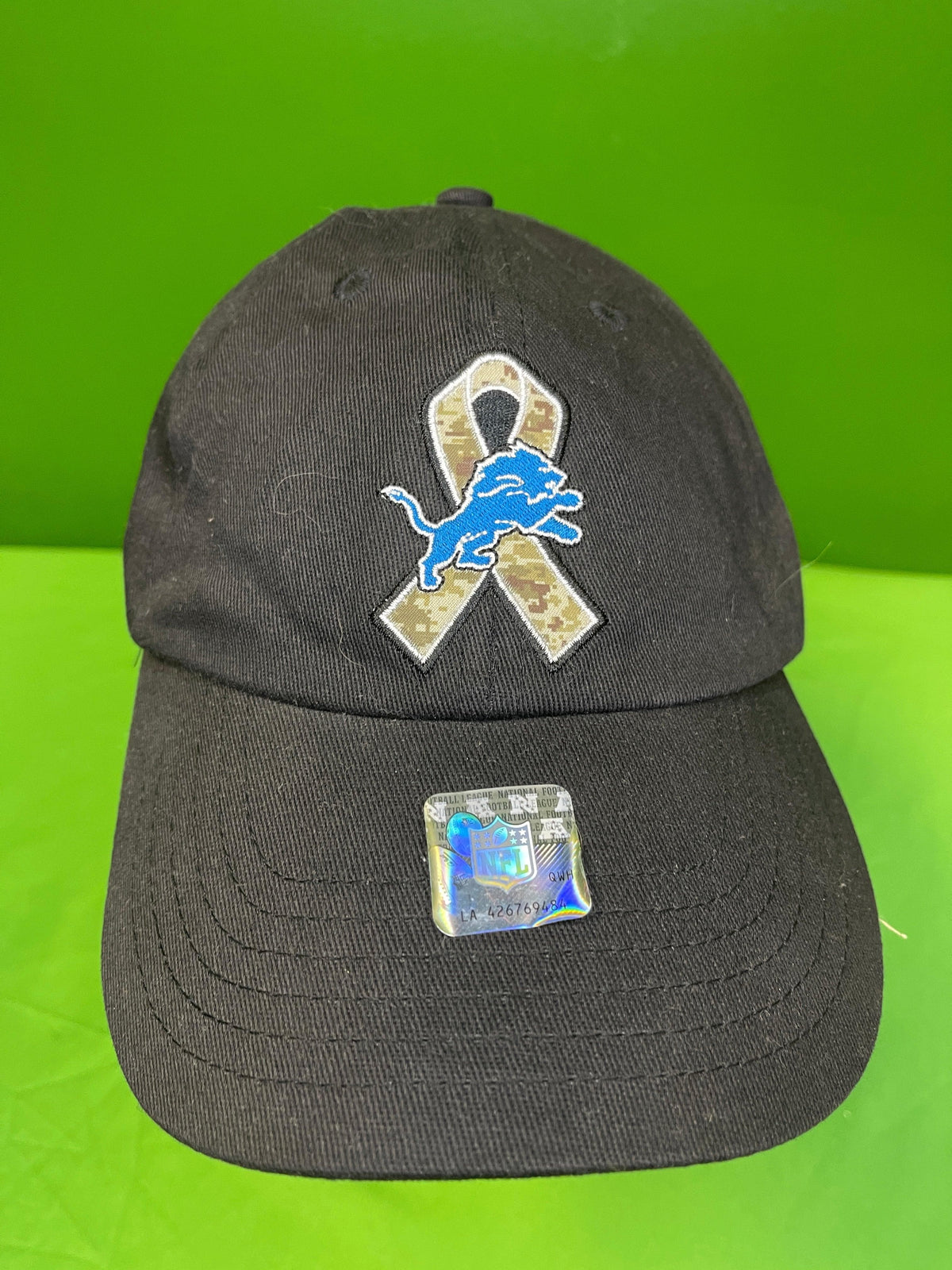 NFL Detroit Lions Black Salute to Service Hat/Cap Snapback OSFM