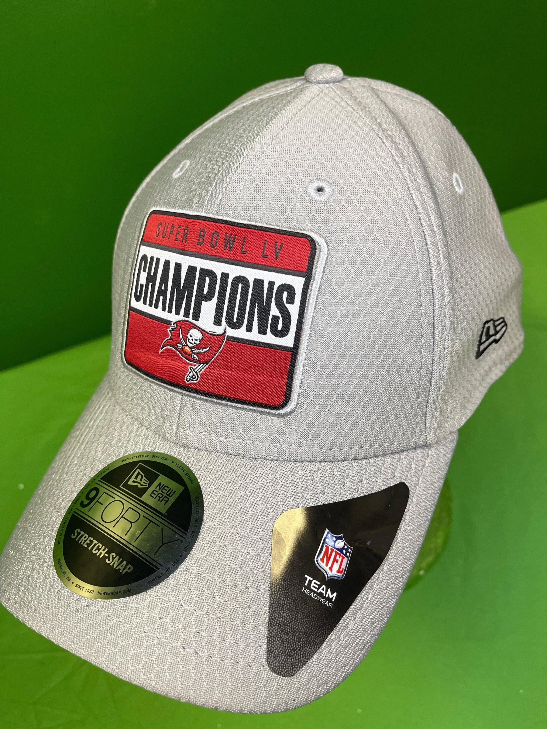 NFL Tampa Bay Buccaneers New Era 9FORTY Hat Cap Super Bowl LV OSFA Strapback NWT