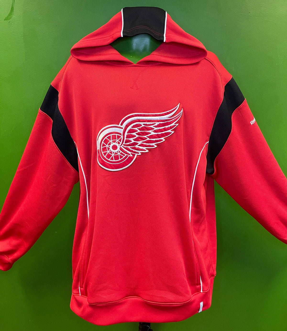 NHL Detroit Red Wings Reebok Stitched Pullover Hoodie Men's X-Large