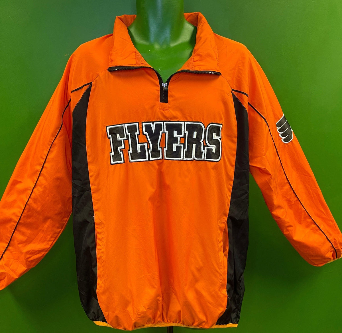 NHL Philadelphia Flyers GIII Windbreaker Jacket Stitched Men's X-Large