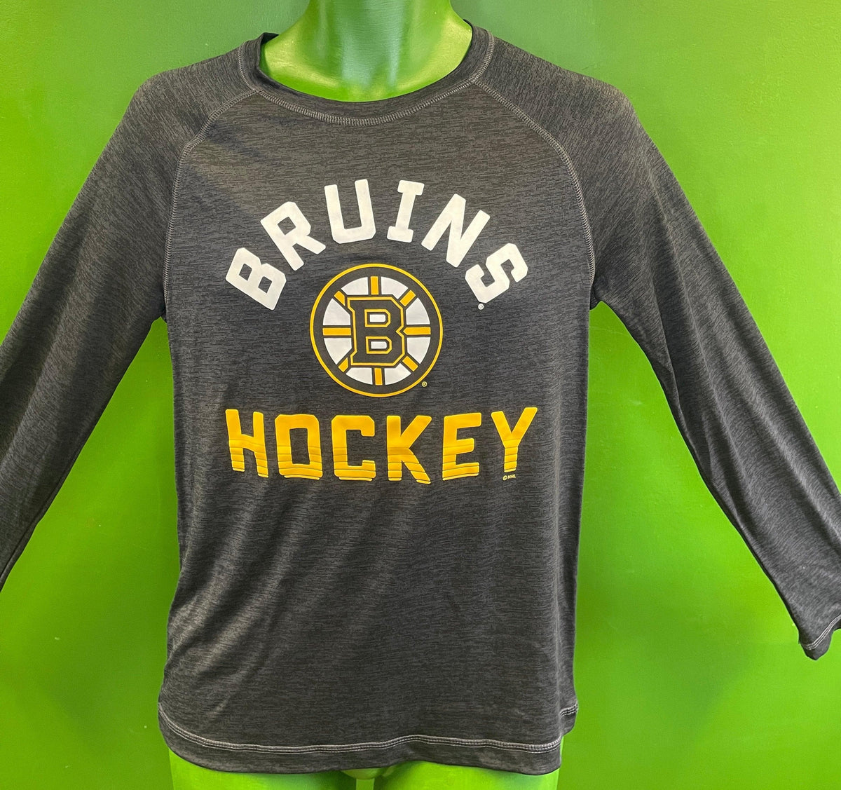 NHL Boston Bruins Fanatics Hockey T-Shirt L/S Men's Small NWT