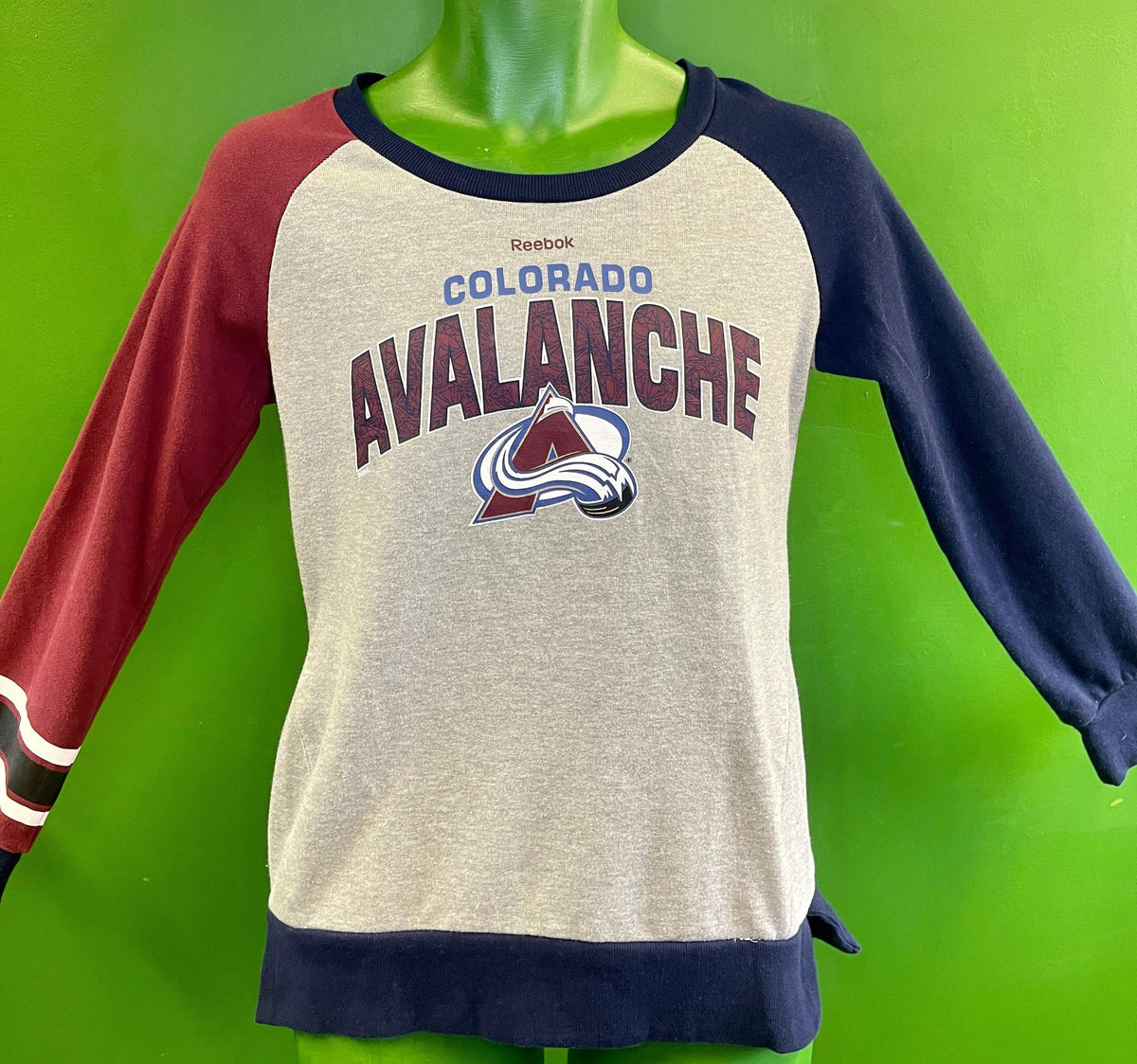 NHL Colorado Avalanche Reebok Light Sweatshirt Youth Girls' X-Large 16