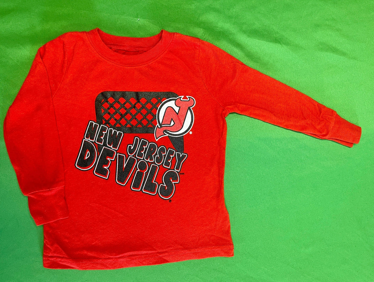 NHL New Jersey Devils Red L/S T-Shirt Toddler 24 months