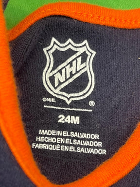 NHL Edmonton Oilers 100% Cotton Infant Bodysuit/Vest 24 months