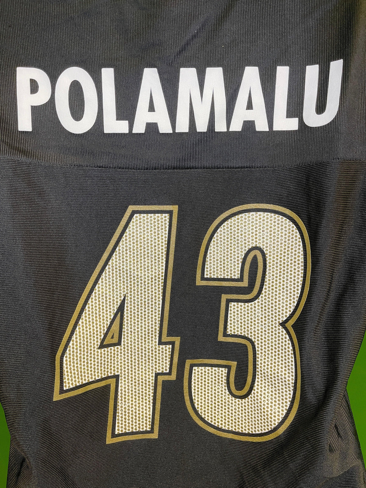 NFL Pittsburgh Steelers Troy Polamalu #43 Jersey Women's Medium
