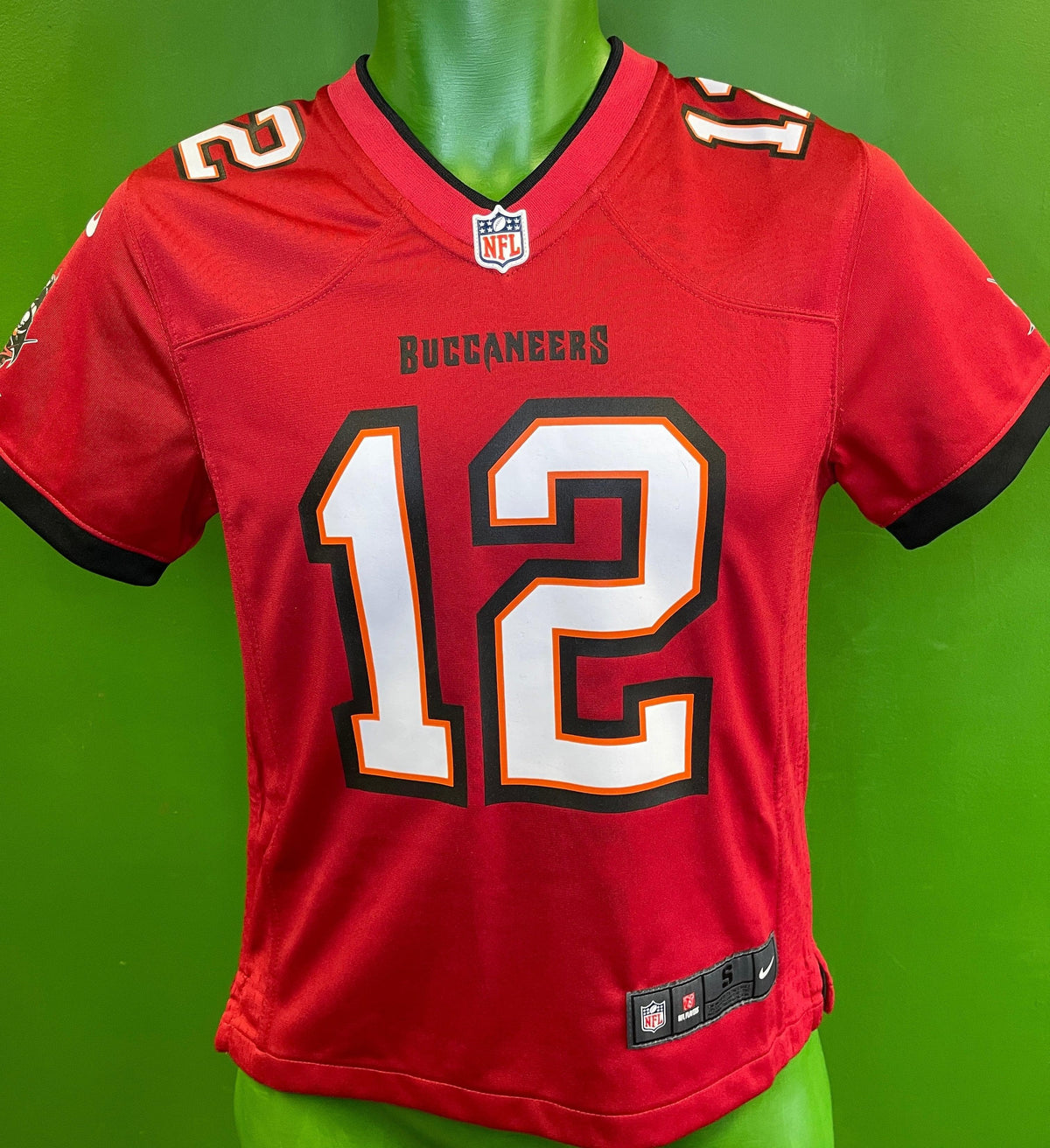 NFL Tampa Bay Buccaneers Tom Brady #12 Game Jersey Youth Small 8 NWT