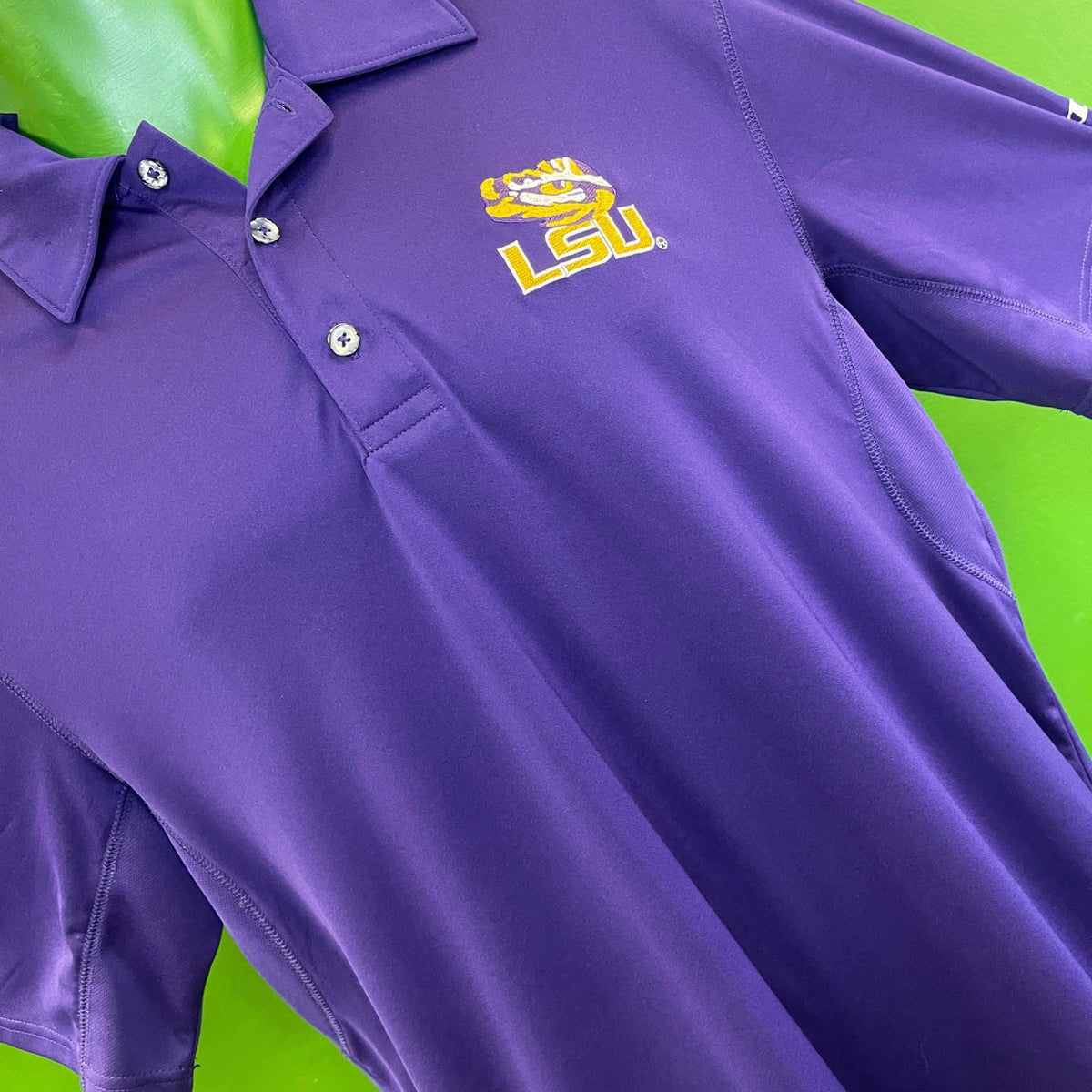 NCAA Louisiana State LSU Tigers Champion Golf Polo Shirt Men s Large