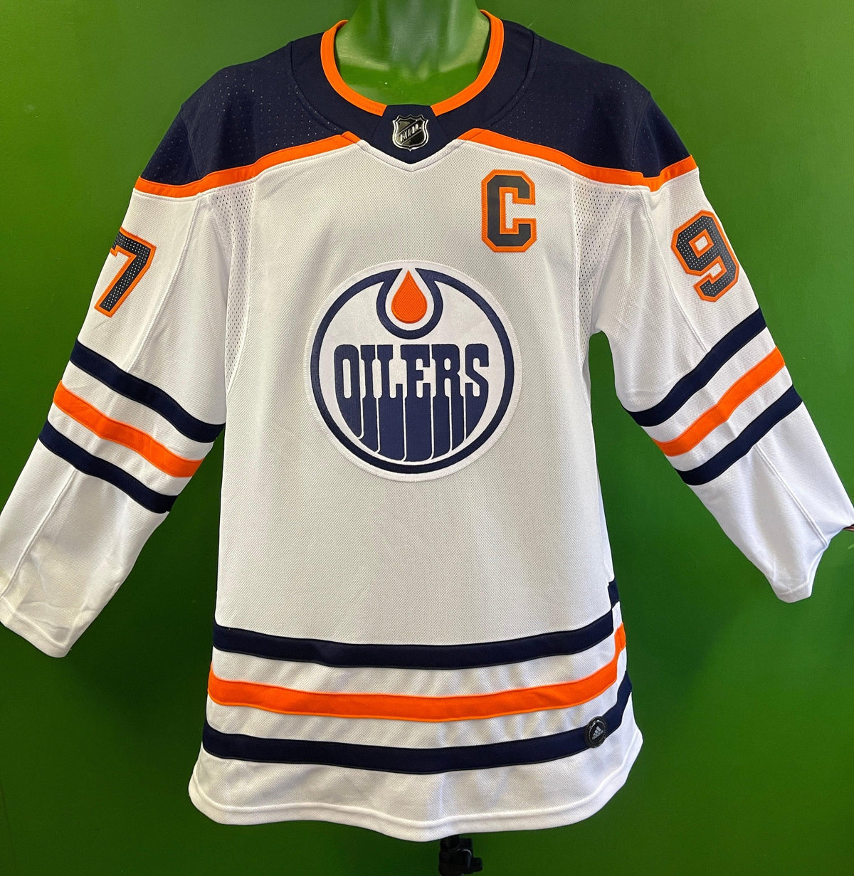 NHL Edmonton Oilers Connor McDavid Adidas Orange Premium Jersey Men's Small 46