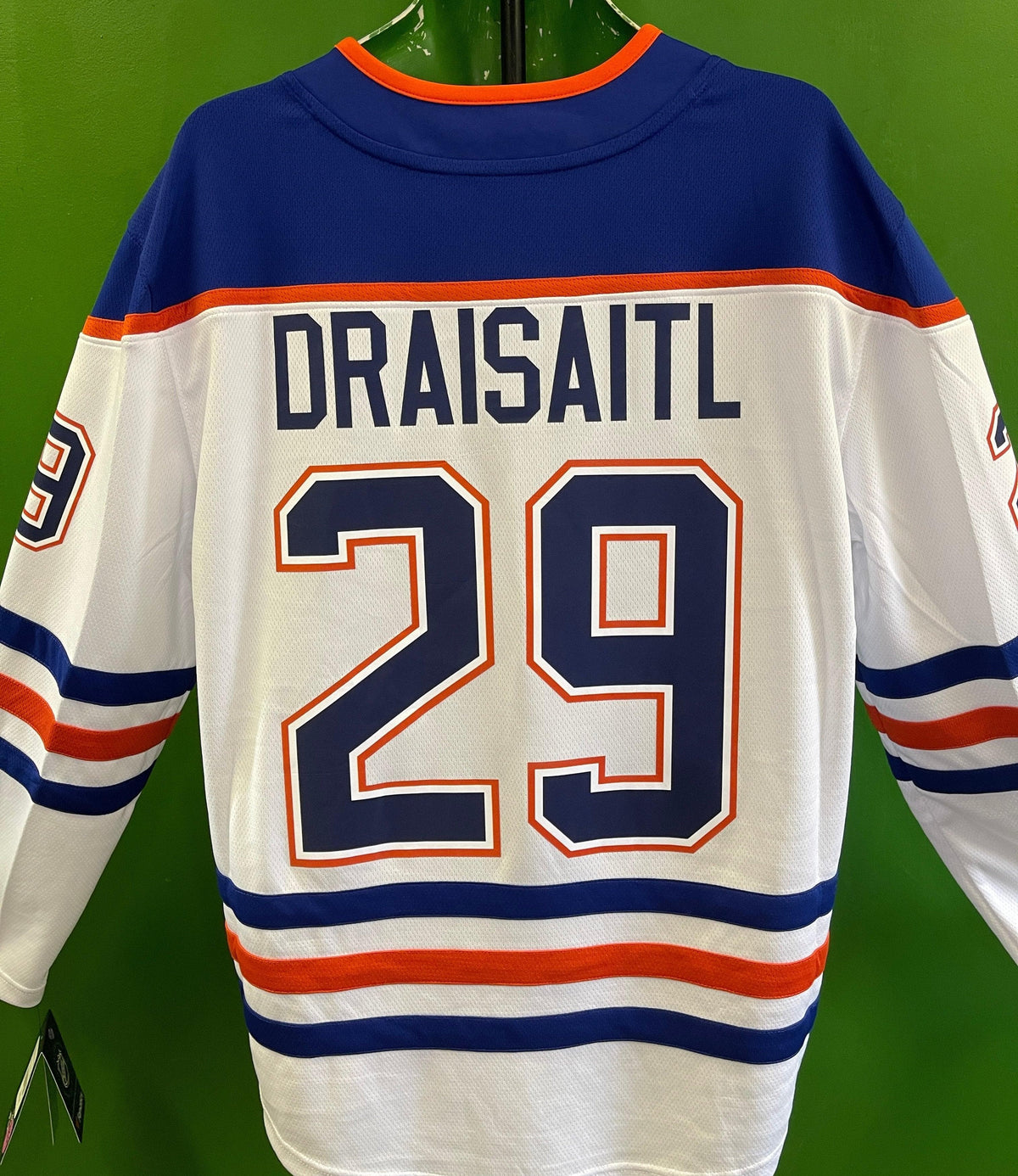 NHL Edmonton Oilers Draisaitl Fanatics Away Breakaway Jersey Men's Medium NWT