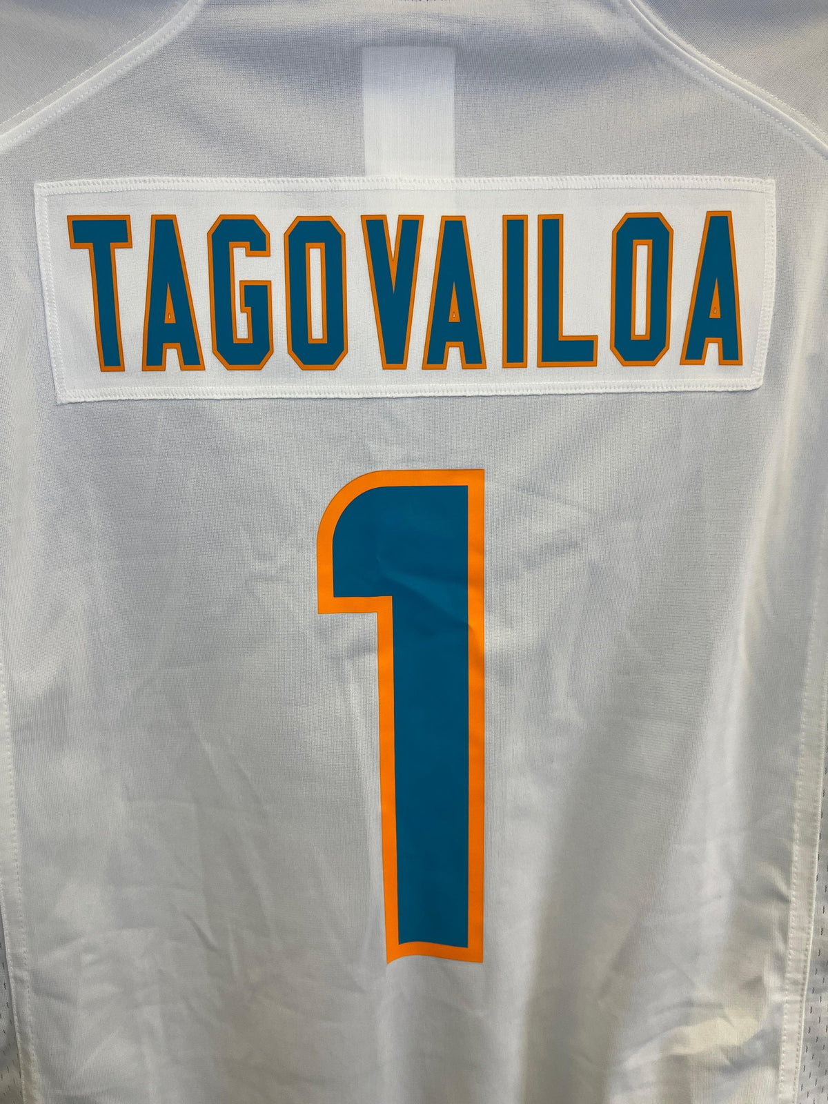 NFL Miami Dolphins Tagovailoa #1 Game Jersey Men's Large NWT