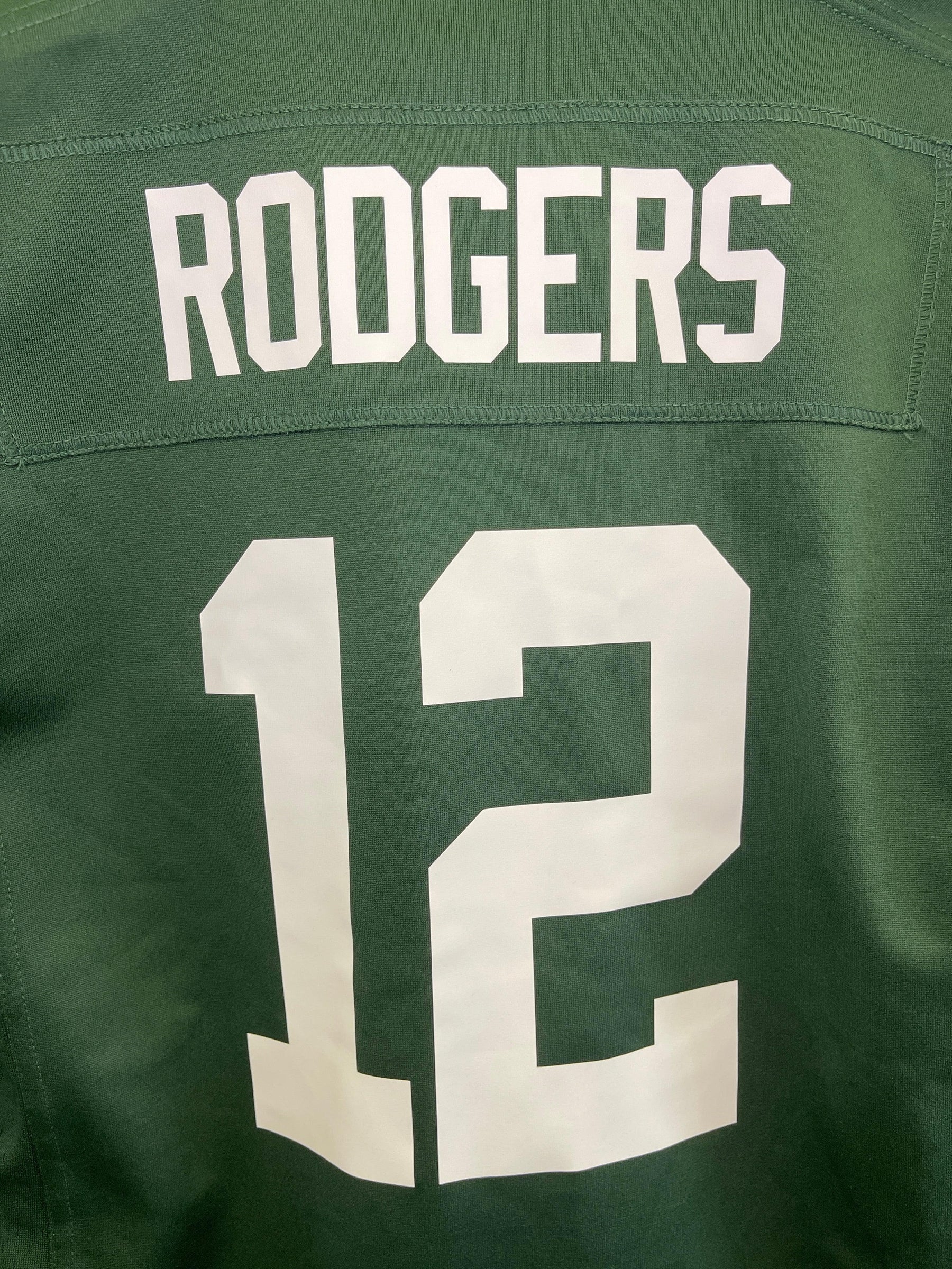 NFL Green Bay Packers Rodgers #12 Game Jersey Youth Large 14-16 NWOT