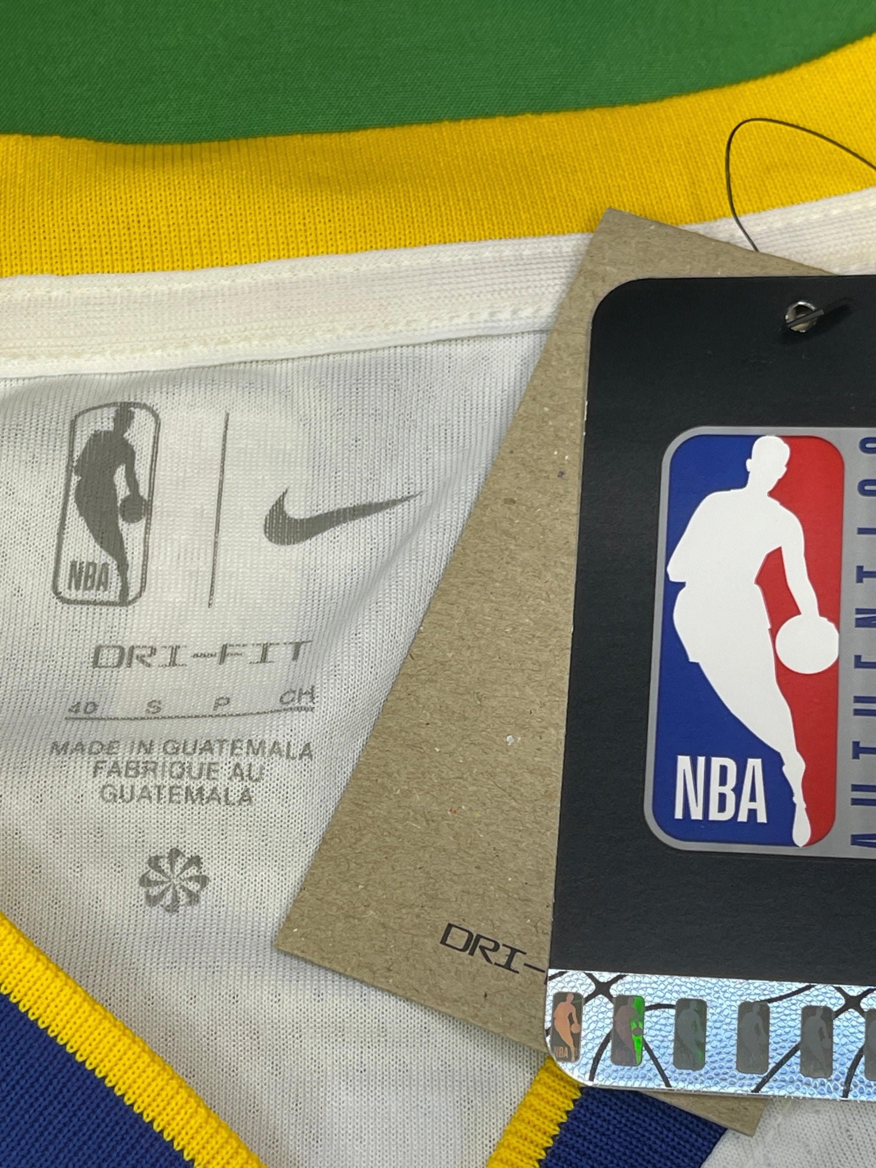 NBA Golden State Warriors Custom Jersey Men's Small NWT BARGAIN!