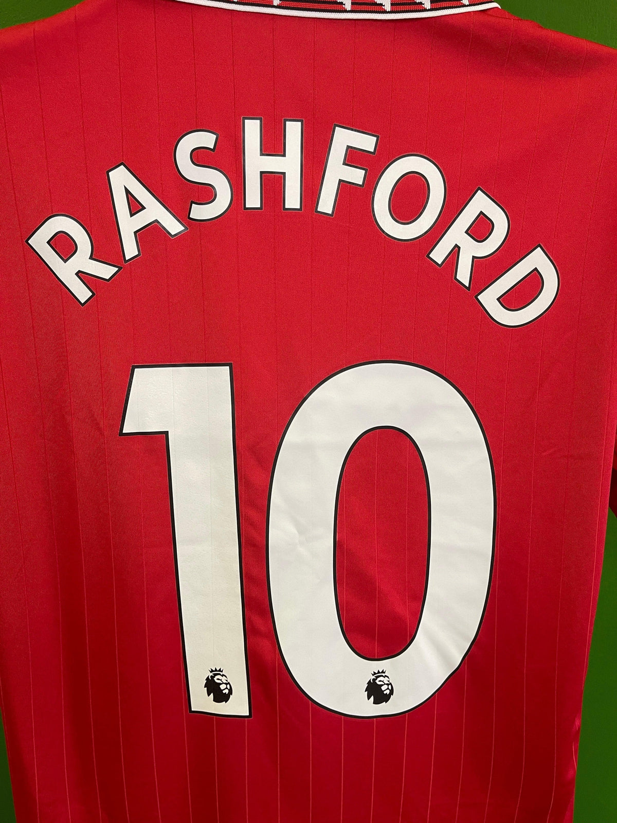 Manchester United Rashford #10 Adidas 22/23 Home Jersey Men's Medium