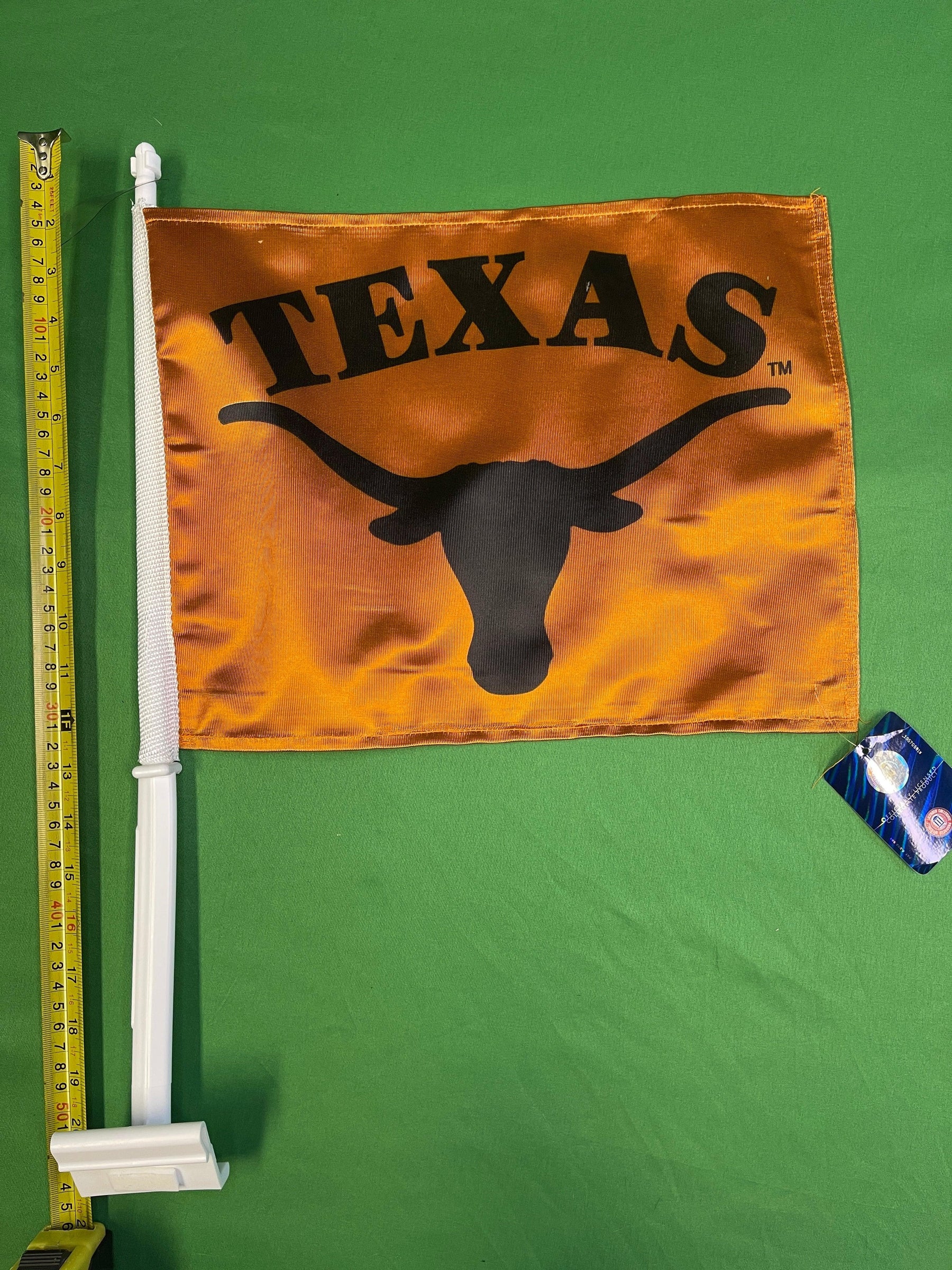 NCAA Texas Longhorns Double-Sided Car Flag NWT