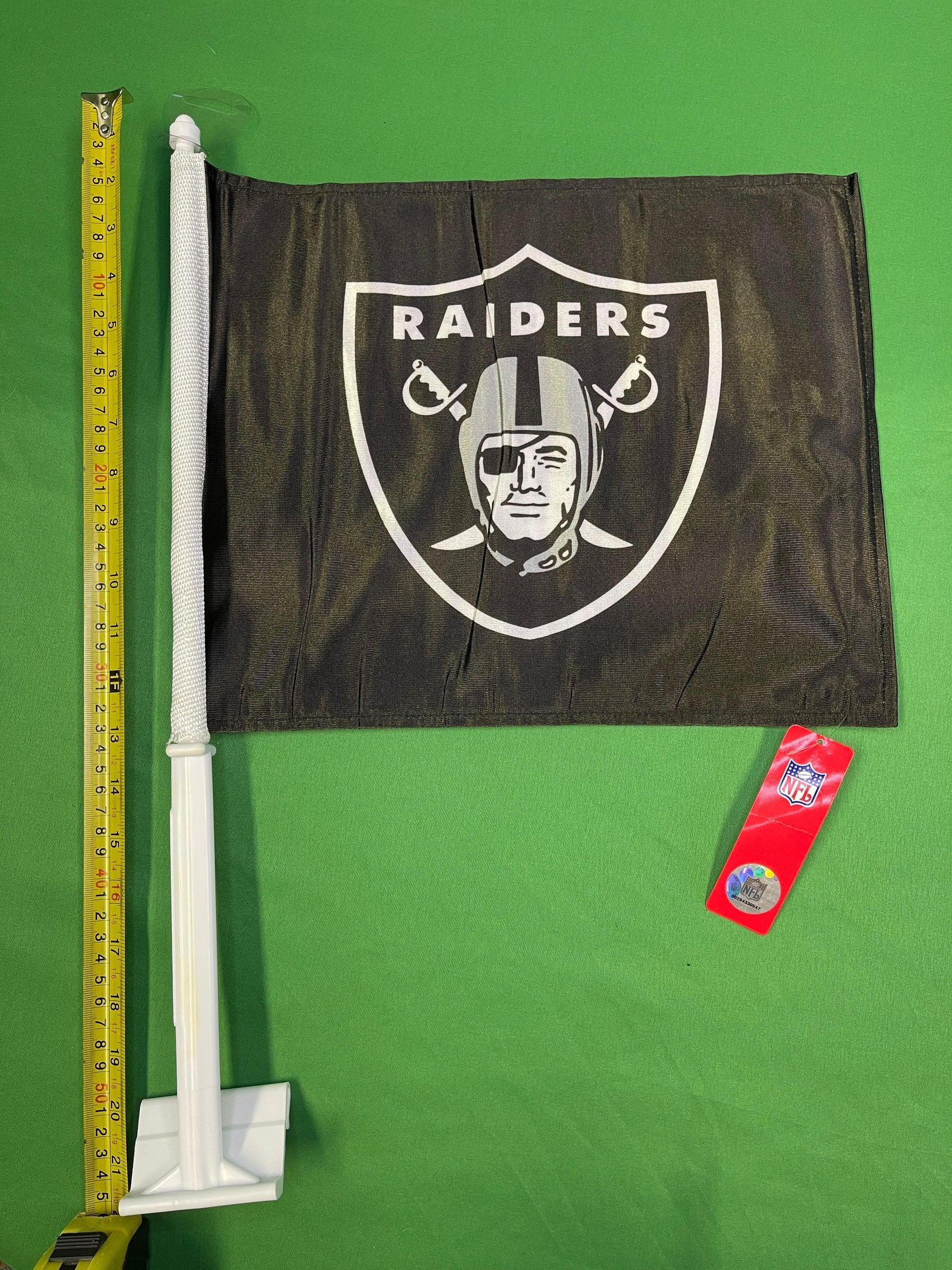 NFL Las Vegas Raiders Double-Sided Car Flag NWT
