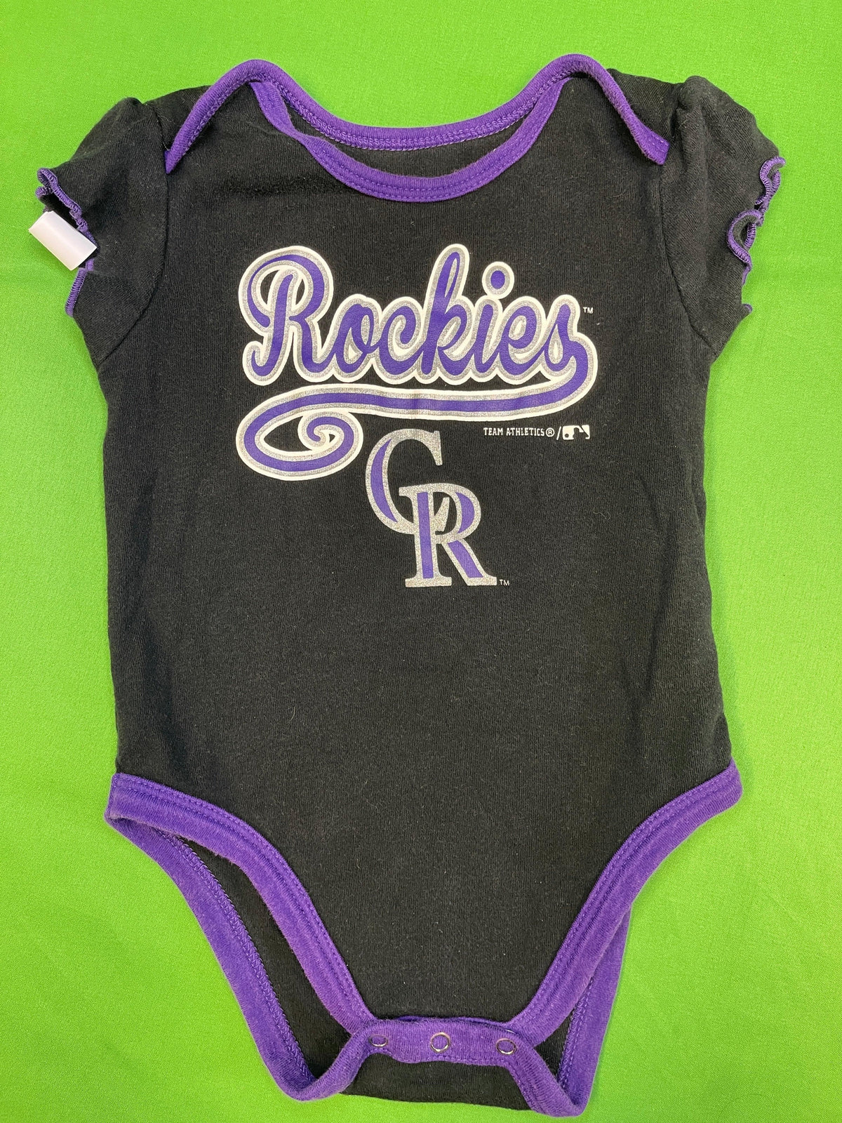MLB Colorado Rockies Team Athletics Infant Bodysuit/Vest Girls' 12 months