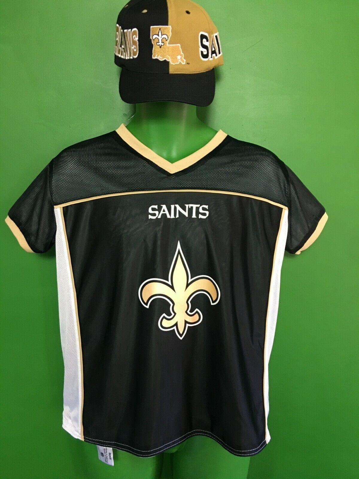 NFL New Orleans Saints Authentic Kids' Flag Football Jersey Youth X-Large 18-20