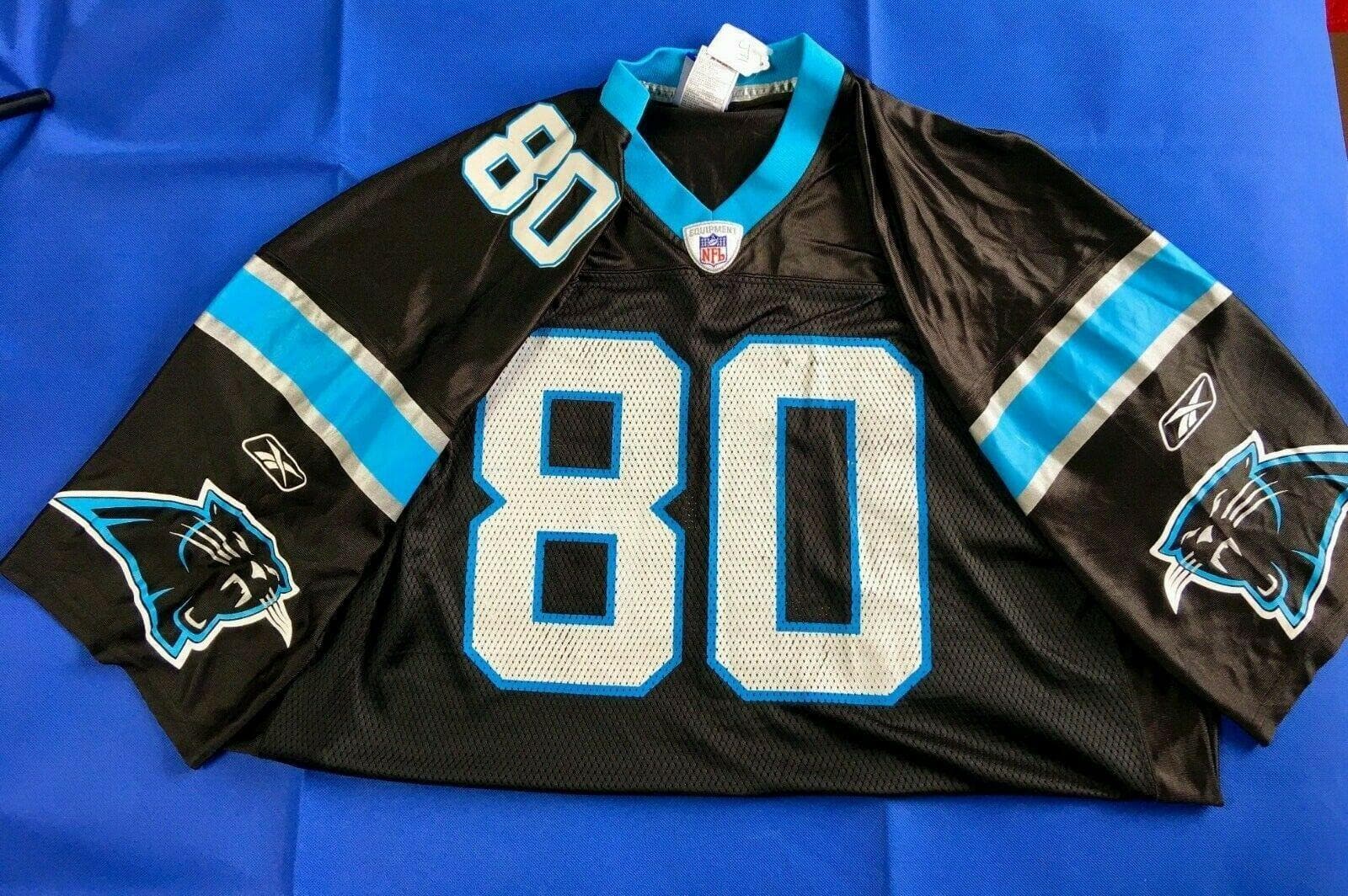 NFL Carolina Panthers Dwayne Jarrett #80 Reebok Jersey Men's X-Large